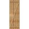 Ekena Millwork Joined Board-n-Batten Shutters w/Z-Bar, Rough Sawn Western Red Cedar, 26 7/8W x 77H, PR RBJ06Z26X077RWR - alternate 2